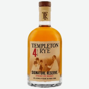 Виски Templeton Rye Signature Reserve 4 года 0,7 л