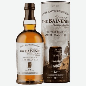 Виски The Balvenie Stories American Oak 12 лет 0,7 л в тубе