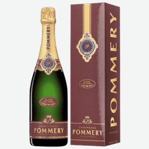 Шампанское Pommery Apanage Blanc de Noir белое брют 0,75 л в подарочной упаковке