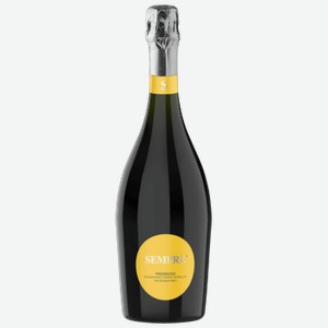 Вино игристое Sempre Prosecco Brut белое брют 0,75 л