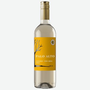 Вино Palo Alto Chardonnay Pedro Jimenez белое полусухое 0,75 л