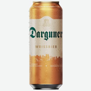Пиво Darguner weissbier светлое 0,5 л ж/б