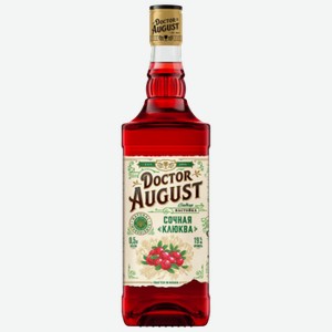 Настойка Doctor August Сочная Клюква 0,5 л