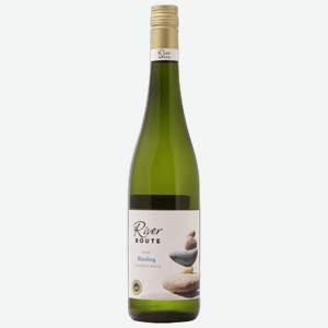 Вино River Route Riesling Rheinhessen белое полусухое 0,75 л