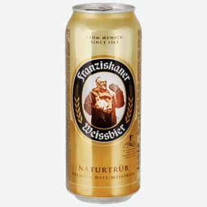 Пиво Franziskaner Weissbier 0,5 л ж/б