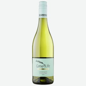 Вино GreenLife Chenin Blanc Western Cape белое сухое 0,75 л
