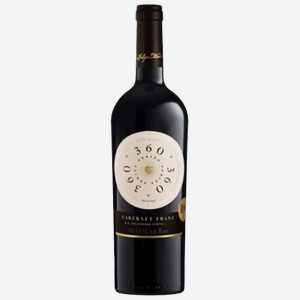 Вино 360° Cabernet Franc красное сухое 0,75 л