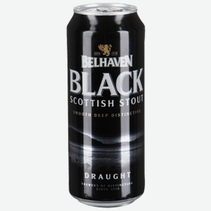 Пиво Belhaven Black Scottish Stout 0,44 л ж/б