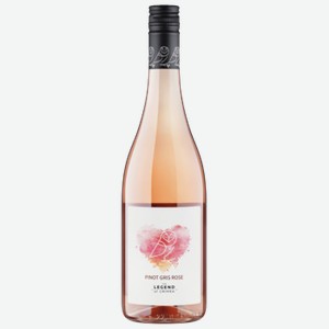 Вино The Legend of Crimea Pinot Gris Rose розовое сухое 0,75 л