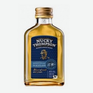 Виски купаж.  Наки Томпсон , 3* 40% 0,1л Россия
