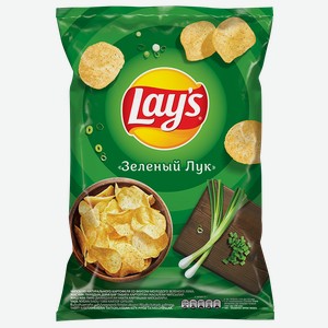 Чипсы LAY S® молодой зеленый лук, 140г