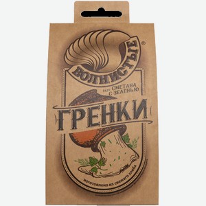 Гренки жареные Волнистые со вкусом сметаны с зеленью 75 г