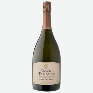 Вино игристое Chateau Tamagne белое полусладкое 1,5 л