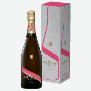 Шампанское Mumm Brut Rose 0,75 л в подарочной упаковке