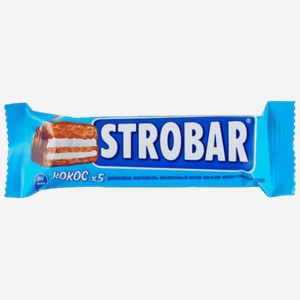 Шоколадный батончик Strobar с кокосом 40 г