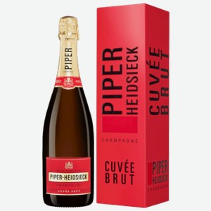 Шампанское Piper-Heidsieck белое брют 0,75 л в подарочной упаковке Off-Trade