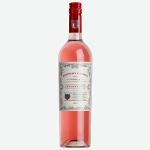 Вино Doppio Passo Primitivo Rosato розовое полусухое 0,75 л