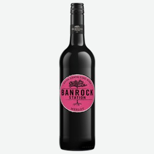 Вино Banrock Station Merlot красное полусухое 0,75 л