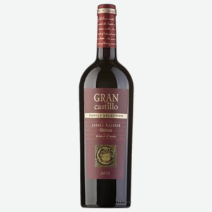 Вино Gran Castillo Family selection Shiraz красное полусухое 0,75 л