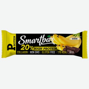 Протеиновый батончик SmartBar Protein банан в темной глазури 40 г