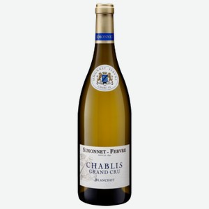 Вино Simonnet-Febvre Chablis Grand Cru Blanchot белое сухое 0,75 л