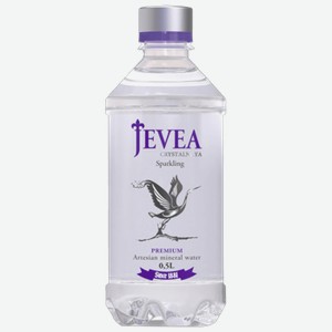 Вода питьевая минеральная Jevea Crystalnaya газированная 0,5 л ПЭТ