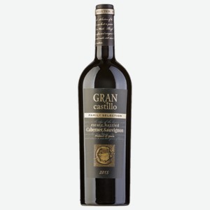 Вино Gran Castillo Family selection Cabernet-Sauvignon красное полусухое 0,75 л