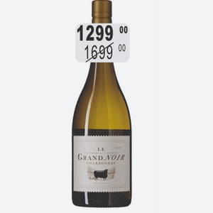 Вино Ле Гран Нуар Шардоне,12,5%, 0,75л Франция