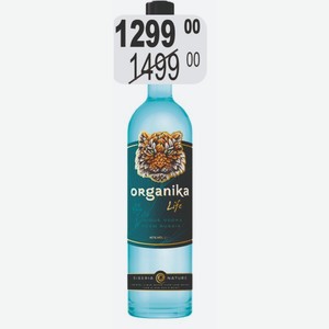 Водка Органика Лайф 40%, Россия, 0,7л