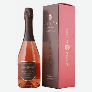 Игристое вино Пино Нуар Шардоне Агора Кюве 0.75л