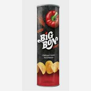Чипсы Биг Бон со вкусом пикантная паприка тубус 130г