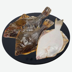 Камбала с головой свежемороженая