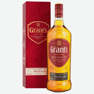 Виски Grant s Triple Wood 3 года 1 л в подарочной упаковке
