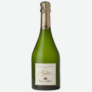 Вино игристое Vitteaut-Alberti Cremant de Bourgogne Cuvee Agnes белое брют 0,75 л