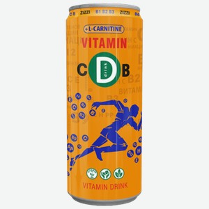 Напиток газированный Zizzi Vitamin D 0,43 л ж/б