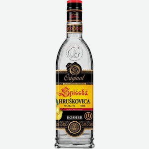 Водка  Спишска  Грушовица Оригинальная, Кошерная, 700 мл