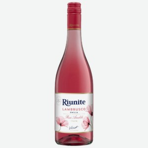 Вино игристое Riunite Lambrusco Rose розовое полусладкое 0,75 л