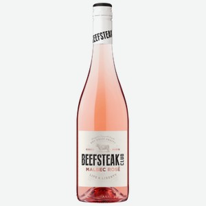 Вино Beefsteak Club Life & Liberty Malbec Rose розовое сухое 0,75 л