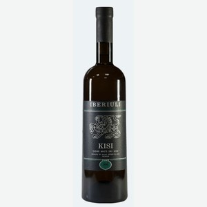 Вино белое сухое KISI QVEVRI IBERIULI КИСИ КВЕВРИ ИБЕРИУЛИ Грузия,0,75л %13