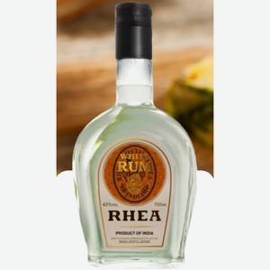 Ром RHEA РИА БЕЛЫЙ Индия 0,75 л 43%