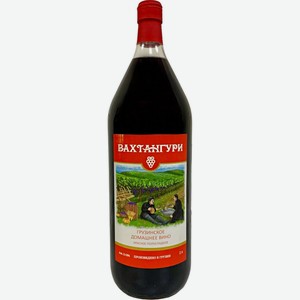 Вино  Вахтангури  Красное Полусладкое, 2000 мл, Красное, Полусладкое