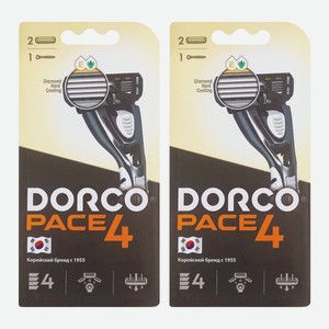 Станок для бритья Dorco Pace 4 (2 сменные кассеты)