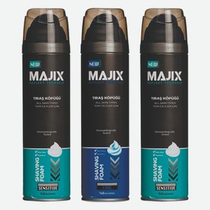 Пена для бритья Majix Cool, Sensitive 200 мл