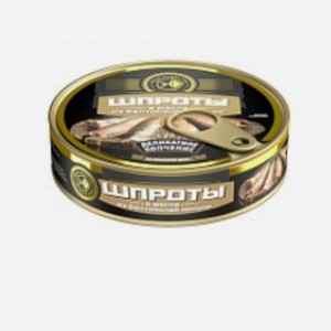 PR Шпроты в масле из балт. кильки ключ 160г Россия