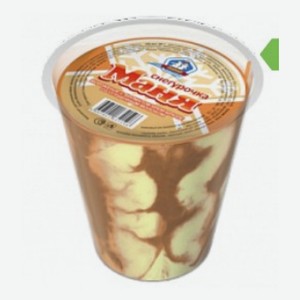 Мороженое СНЕГУРОЧКА МАНЯ пл.стак. кр.брюле со сгущ. 80г (СЗМЖ). Россия