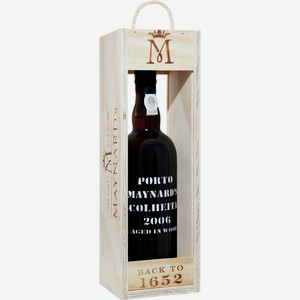 Вино  Мейнард с  Колейта Порто, 2006, в деревянной коробке, 2006, 750 мл, Портвейн, Сладкое