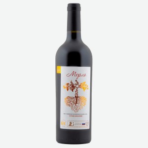 Millstream Вино ЗГУ GunkoWinery Мерло, сухое красное, 750 мл