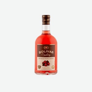 Millstream Настойка сладкая  Боливар Клюква на коньяке , 0,5 л