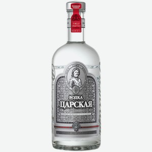 Водка ЦАРСКАЯ, Оригинальная, 40%, 0,7л