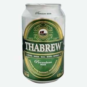 ТХАБРЮ светлое 4,8% 0,33л ж/б ВЬЕТНАМ